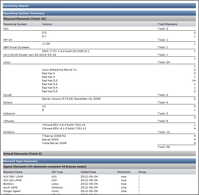 IT Inventory Report