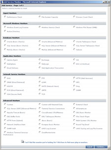 Application monitor