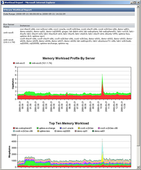 VMware workload